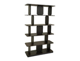 5 Shelf Mezquite Bookcase - Mango Wood Dark Finish