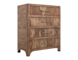 4 Drawer Chest | Modern Bedroom Storage | Teak & Mango Wood