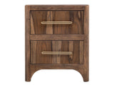 2 Drawer Nightstand | Modern Teak & Mango Wood Design