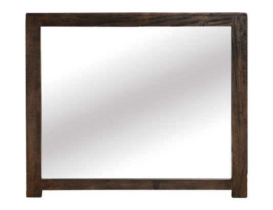 Rarámuri-Inspired Bedroom Mirror | Epoxy & Wood Design