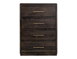 5 Drawer Chest - Dark Mesquite Mango Wood | Handcrafted
