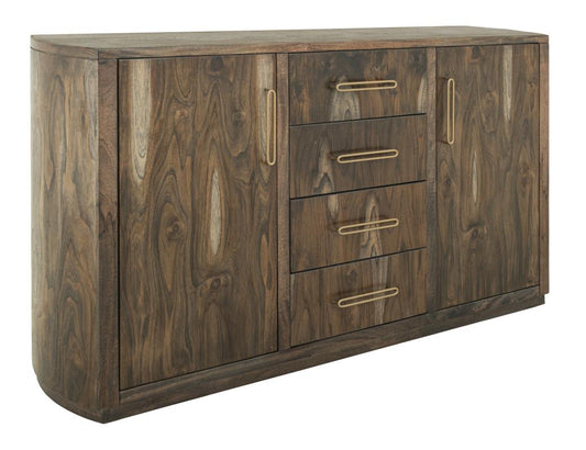 4 Drawer & 2 Door Buffet | Handcrafted Mango & Teak Wood