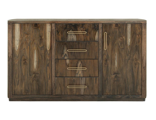 4 Drawer & 2 Door Buffet | Handcrafted Mango & Teak Wood