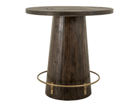 Black Balam Bistro Pub Table | Sustainable Mango Wood Design