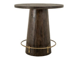 Black Balam Bistro Pub Table | Sustainable Mango Wood Design