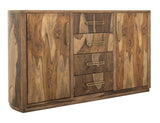 4 Drawer & 2 Door Buffet | Balam Mango & Teak Wood Collection