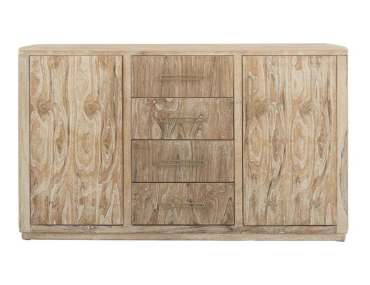 4 Drawer & 2 Door Buffet | Balam Mango & Teak Wood Collection