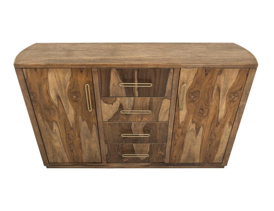 4 Drawer & 2 Door Buffet | Balam Mango & Teak Wood Collection