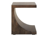 Wooden Chairside Table - Mesquite Collection Mango Wood