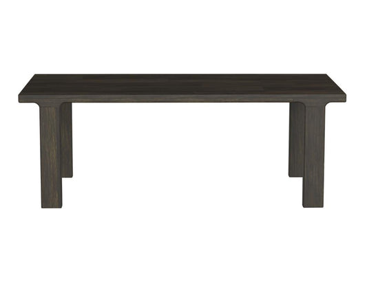 Dark Mesquite Wooden Table - Handcrafted Mango Wood Statement Piece