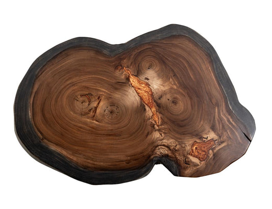 Live Edge Cocktail Table | Parota Epoxy Wood Coffee Table