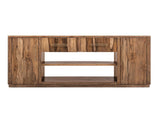 Balam 80" Wall Unit TV Stand - Handcrafted Mango & Teak Wood