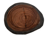 Live Edge End Table - Parota Wood Epoxy Collection