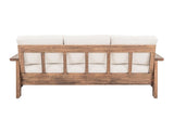 Wooden Frame Upholstered Sofa | Duna Collection Pearl Fabric