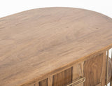 Balam Kitchen Island - 2 Drawer 4 Door 6 Shelf Mango Wood