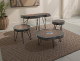 Live Edge Parota Wood Sofa Table | Epoxy Collection