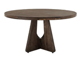 Balam Round Dining Table 47 - Handcrafted Mango & Teak Wood