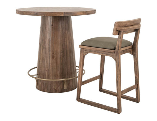 Balam Bistro Bar Table - Sustainable Mango Wood Dining