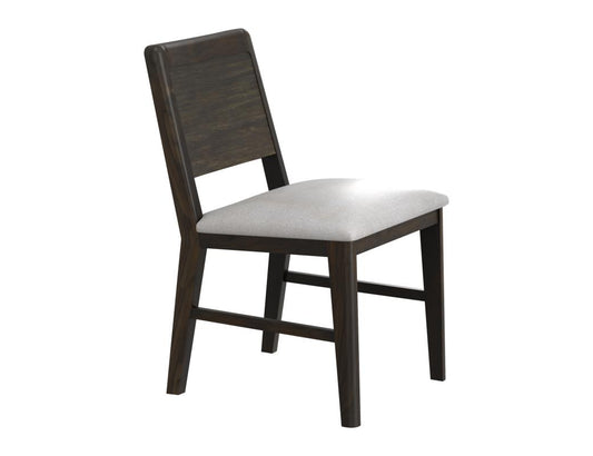 Mezquite Wooden Chair - Sustainable Mango Wood with Faux Leather