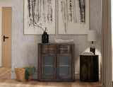 2 Drawer & 2 Glass Door Server | Balam Collection