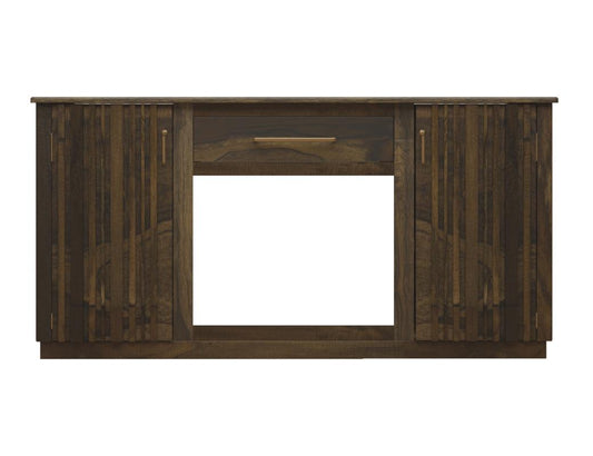 Mesquite 70" Fireplace - Electric Heating Unit for Modern Homes
