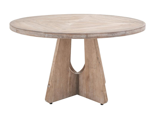 Round Table Top - Handcrafted Mango & Teak Wood | Balam Collection