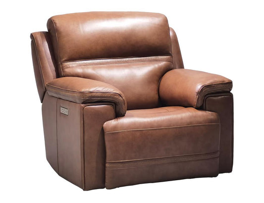 P2 Recliner 1808 L Brown | Comfortable Leather Reclining Chair