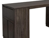 2 Drawer 4 Door Kitchen Island - Mango Wood Mezquite Collection