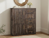 5 Drawer & 2 Door Gentleman's Chest | Handcrafted Mango & Teak