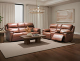 P2 Recliner 1808 L Brown | Comfortable Leather Reclining Chair