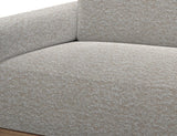 Wooden Frame Loveseat | Modern Design Premium Fabric