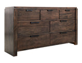 7 Drawer Dresser | Rarámuri Solid Wood Storage with Mirror