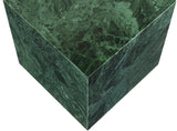 Bolzano End Table - Handcrafted Marble Accent with Unique Veining for Modern Art Deco Spaces