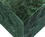 Bolzano End Table - Handcrafted Marble Accent with Unique Veining for Modern Art Deco Spaces