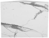Aritzia Contemporary End Table with Elegant Faux Marble Surface and Durable Wooden Frame Design