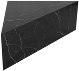 Aritzia Contemporary Coffee Table with Elegant Calacatta Surface and Geometric Design for Modern Spaces
