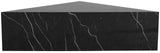 Aritzia Contemporary Coffee Table with Elegant Calacatta Surface and Geometric Design for Modern Spaces