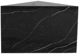 Aritzia Contemporary End Table with Elegant Faux Marble Surface and Durable Wooden Frame Design
