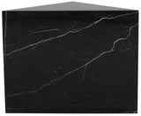 Aritzia Contemporary End Table with Elegant Faux Marble Surface and Durable Wooden Frame Design