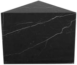 Aritzia Contemporary End Table with Elegant Faux Marble Surface and Durable Wooden Frame Design