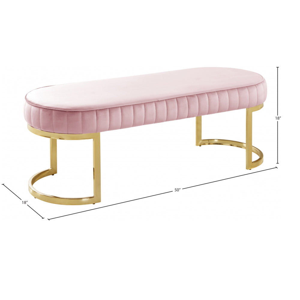 Lemar Velvet Bench