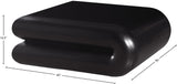 Enigma Coffee Table - Modern Curved Design Perfect for Game Nights, Living Room Elegance & Style