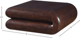 Enigma Coffee Table - Modern Curved Design Perfect for Game Nights, Living Room Elegance & Style