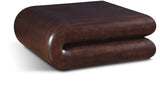 Enigma Coffee Table - Modern Curved Design Perfect for Game Nights, Living Room Elegance & Style