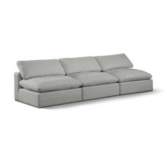 Comfy Linen Textured Fabric Sofa