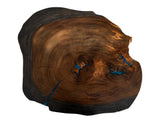 Live Edge Parota Epoxy Cocktail Table | Solid Wood Furniture