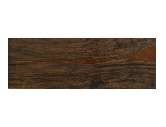 Raramuri Sofa Table - Mango Wood with Epoxy & Copper Accents