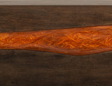 Raramuri 1 Shelf Console - Mango Wood & Epoxy Resin Design