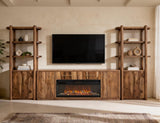 Balam 80" Wall Unit TV Stand - Handcrafted Mango & Teak Wood
