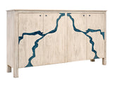 4 Door Console - Halo Mango Wood with Sapphire River Inlay